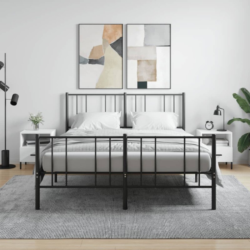 vidaXL Nachttische 2 Stk. Hochglanz-Weiß 40x35x47,5 cm Holzwerkstoff vidaXL Nachttische 2 Stk. Hochglanz-Weiß 40x35x47,5 cm Holzwerkstoff