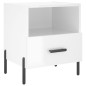 vidaXL Nachttische 2 Stk. Hochglanz-Weiß 40x35x47,5 cm Holzwerkstoff vidaXL Nachttische 2 Stk. Hochglanz-Weiß 40x35x47,5 cm Holzwerkstoff