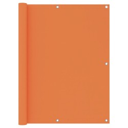 vidaXL Balkon-Sichtschutz Orange 120x300 cm Oxford-Gewebe