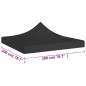 vidaXL Partyzelt-Dach 2x2 m Schwarz 270 g/m² vidaXL Partyzelt-Dach 2x2 m Schwarz 270 g/m²