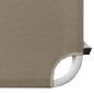 vidaXL Sonnenliege Aluminium und Textilene Taupe vidaXL Sonnenliege Aluminium und Textilene Taupe