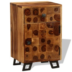 vidaXL Nachttisch Massivholz 37x30x54 cm