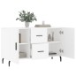vidaXL Sideboard Weiß 100x36x60 cm Holzwerkstoff vidaXL Sideboard Weiß 100x36x60 cm Holzwerkstoff