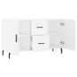 vidaXL Sideboard Weiß 100x36x60 cm Holzwerkstoff vidaXL Sideboard Weiß 100x36x60 cm Holzwerkstoff