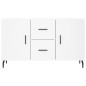 vidaXL Sideboard Weiß 100x36x60 cm Holzwerkstoff vidaXL Sideboard Weiß 100x36x60 cm Holzwerkstoff