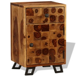 vidaXL Nachttisch Massivholz 37x30x54 cm