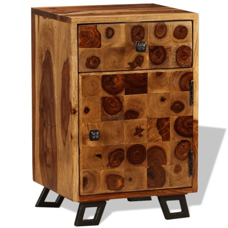 vidaXL Nachttisch Massivholz 37x30x54 cm