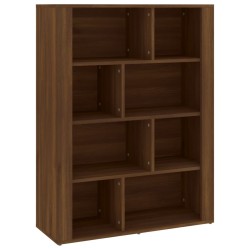 vidaXL Sideboard Braun Eichen-Optik 80x30x106 cm Holzwerkstoff