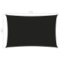 vidaXL Sonnensegel Oxford-Gewebe Rechteckig 2x5 m Schwarz vidaXL Sonnensegel Oxford-Gewebe Rechteckig 2x5 m Schwarz