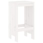 vidaXL Barhocker 2 Stk. Weiß 40x36x75 cm Massivholz Kiefer