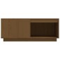vidaXL Couchtisch Honigbraun 100x101x40,5 cm Massivholz Kiefer vidaXL Couchtisch Honigbraun 100x101x40,5 cm Massivholz Kiefer