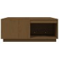 vidaXL Couchtisch Honigbraun 100x101x40,5 cm Massivholz Kiefer vidaXL Couchtisch Honigbraun 100x101x40,5 cm Massivholz Kiefer