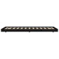 vidaXL Massivholzbett Schwarz 75x190 cm Kiefer vidaXL Massivholzbett Schwarz 75x190 cm Kiefer