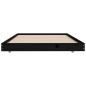 vidaXL Massivholzbett Schwarz 75x190 cm Kiefer vidaXL Massivholzbett Schwarz 75x190 cm Kiefer