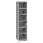 vidaXL CD-Regal Grau Sonoma 21x20x88 cm Holzwerkstoff vidaXL CD-Regal Grau Sonoma 21x20x88 cm Holzwerkstoff