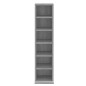 vidaXL CD-Regal Grau Sonoma 21x20x88 cm Holzwerkstoff vidaXL CD-Regal Grau Sonoma 21x20x88 cm Holzwerkstoff