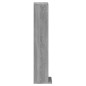 vidaXL CD-Regal Grau Sonoma 21x20x88 cm Holzwerkstoff vidaXL CD-Regal Grau Sonoma 21x20x88 cm Holzwerkstoff