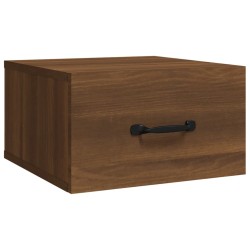 vidaXL Wand-Nachttisch Braun Eichen-Optik 35x35x20 cm 