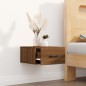 vidaXL Wand-Nachttisch Braun Eichen-Optik 35x35x20 cm vidaXL Wand-Nachttisch Braun Eichen-Optik 35x35x20 cm