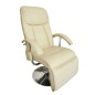 Massagesessel Cremeweiß Kunstleder Massagesessel Cremeweiß Kunstleder