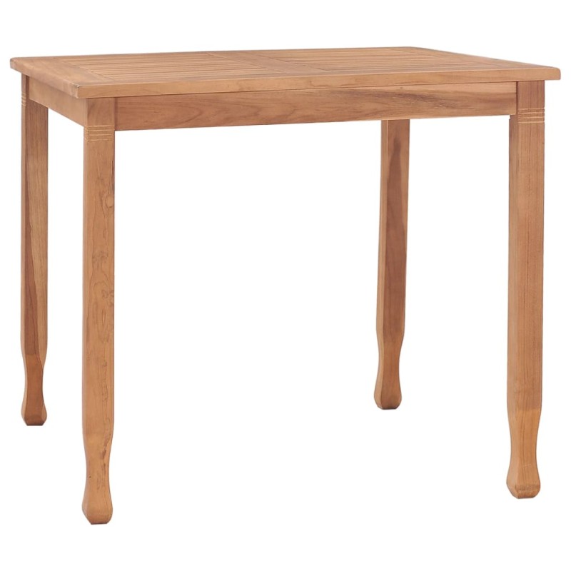 vidaXL Garten-Esstisch 85x85x75 cm Teak Massivholz vidaXL Garten-Esstisch 85x85x75 cm Teak Massivholz