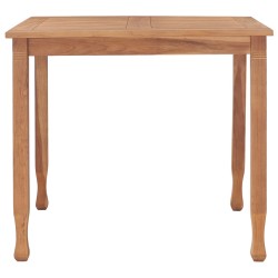 vidaXL Garten-Esstisch 85x85x75 cm Teak Massivholz