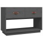 vidaXL TV-Schrank Grau 90x40x60 cm Massivholz Kiefer vidaXL TV-Schrank Grau 90x40x60 cm Massivholz Kiefer
