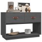 vidaXL TV-Schrank Grau 90x40x60 cm Massivholz Kiefer vidaXL TV-Schrank Grau 90x40x60 cm Massivholz Kiefer