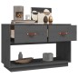 vidaXL TV-Schrank Grau 90x40x60 cm Massivholz Kiefer vidaXL TV-Schrank Grau 90x40x60 cm Massivholz Kiefer