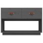 vidaXL TV-Schrank Grau 90x40x60 cm Massivholz Kiefer vidaXL TV-Schrank Grau 90x40x60 cm Massivholz Kiefer