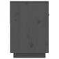 vidaXL TV-Schrank Grau 90x40x60 cm Massivholz Kiefer vidaXL TV-Schrank Grau 90x40x60 cm Massivholz Kiefer