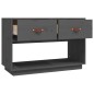 vidaXL TV-Schrank Grau 90x40x60 cm Massivholz Kiefer vidaXL TV-Schrank Grau 90x40x60 cm Massivholz Kiefer