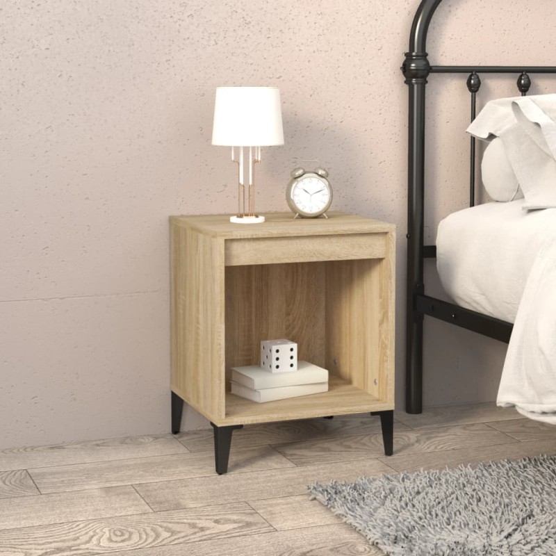 vidaXL Nachttisch Sonoma-Eiche 40x35x50 cm vidaXL Nachttisch Sonoma-Eiche 40x35x50 cm