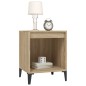 vidaXL Nachttisch Sonoma-Eiche 40x35x50 cm vidaXL Nachttisch Sonoma-Eiche 40x35x50 cm