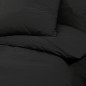 vidaXL Bettwäsche-Set Schwarz 135x200 cm Baumwolle vidaXL Bettwäsche-Set Schwarz 135x200 cm Baumwolle