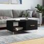 vidaXL Couchtisch Schwarz 90x50x40 cm Holzwerkstoff vidaXL Couchtisch Schwarz 90x50x40 cm Holzwerkstoff