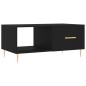 vidaXL Couchtisch Schwarz 90x50x40 cm Holzwerkstoff vidaXL Couchtisch Schwarz 90x50x40 cm Holzwerkstoff