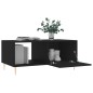 vidaXL Couchtisch Schwarz 90x50x40 cm Holzwerkstoff vidaXL Couchtisch Schwarz 90x50x40 cm Holzwerkstoff