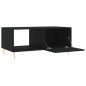 vidaXL Couchtisch Schwarz 90x50x40 cm Holzwerkstoff vidaXL Couchtisch Schwarz 90x50x40 cm Holzwerkstoff