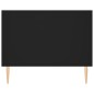 vidaXL Couchtisch Schwarz 90x50x40 cm Holzwerkstoff vidaXL Couchtisch Schwarz 90x50x40 cm Holzwerkstoff
