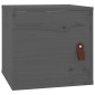 vidaXL Wandschrank Grau 31,5x30x30 cm Massivholz Kiefer vidaXL Wandschrank Grau 31,5x30x30 cm Massivholz Kiefer