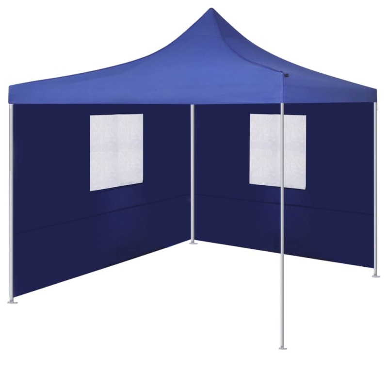 vidaXL Faltzelt mit 2 Wänden 3 x 3 m Blau vidaXL Faltzelt mit 2 Wänden 3 x 3 m Blau