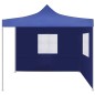 vidaXL Faltzelt mit 2 Wänden 3 x 3 m Blau vidaXL Faltzelt mit 2 Wänden 3 x 3 m Blau