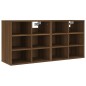 vidaXL Schuhregale 2 Stk. Braun Eichen-Optik 52,5x30x50 cm vidaXL Schuhregale 2 Stk. Braun Eichen-Optik 52,5x30x50 cm