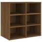 vidaXL Schuhregale 2 Stk. Braun Eichen-Optik 52,5x30x50 cm vidaXL Schuhregale 2 Stk. Braun Eichen-Optik 52,5x30x50 cm