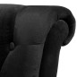 vidaXL Sessel mit hoher Lehne Schwarz Stoff vidaXL Sessel mit hoher Lehne Schwarz Stoff