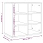 vidaXL Schuhregale 2 Stk. Braun Eichen-Optik 52,5x30x50 cm vidaXL Schuhregale 2 Stk. Braun Eichen-Optik 52,5x30x50 cm