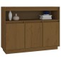 vidaXL Sideboard Honigbraun 104,5x34x80 cm Massivholz Kiefer vidaXL Sideboard Honigbraun 104,5x34x80 cm Massivholz Kiefer