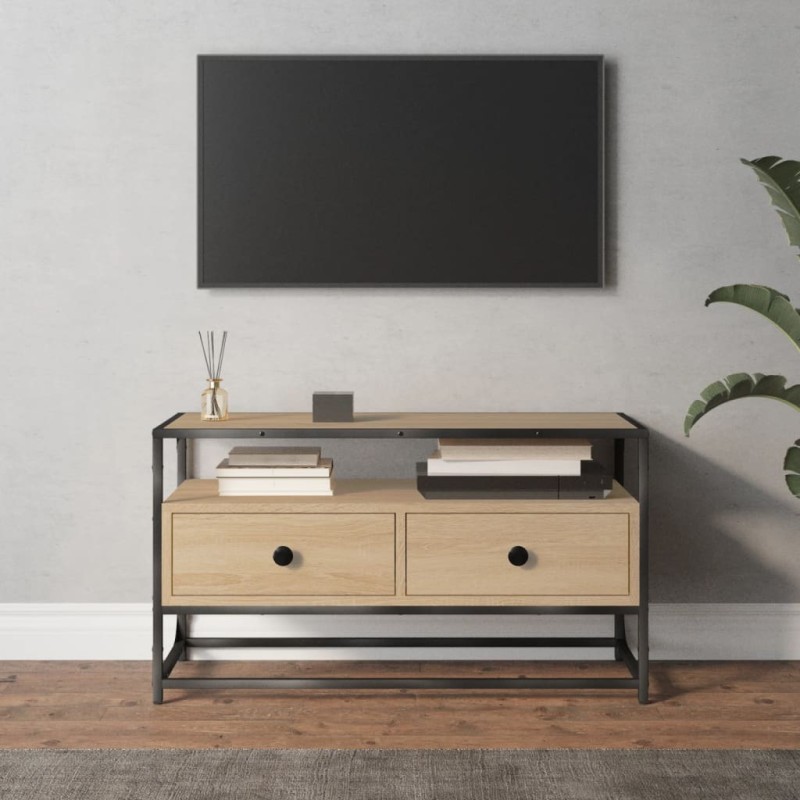 vidaXL TV-Schrank Sonoma-Eiche 80x35x45 cm Holzwerkstoff vidaXL TV-Schrank Sonoma-Eiche 80x35x45 cm Holzwerkstoff