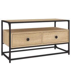vidaXL TV-Schrank Sonoma-Eiche 80x35x45 cm Holzwerkstoff